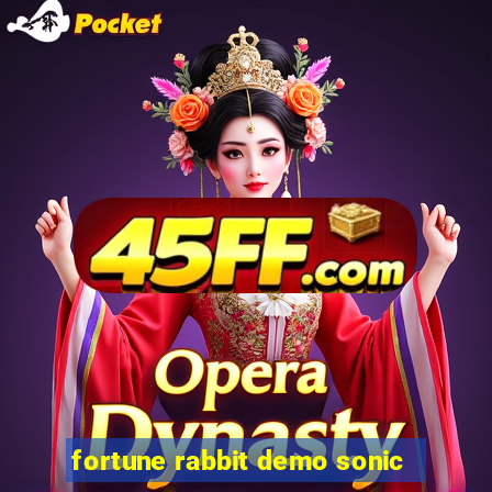 fortune rabbit demo sonic